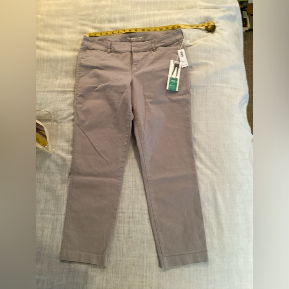 Old Navy Pixie Pant Chinos NEW grey Size 10 Regular